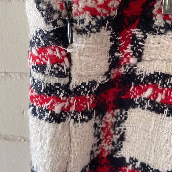 Anthropologie Endless Rose plaid tweed mini skirt - Picture 4 of 11